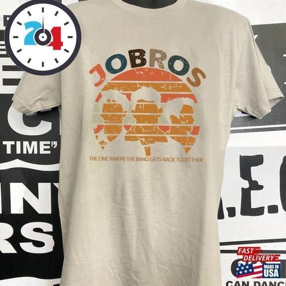 Tops - Retro Jobros Jonas Brothers Tour T-shirt Unisex